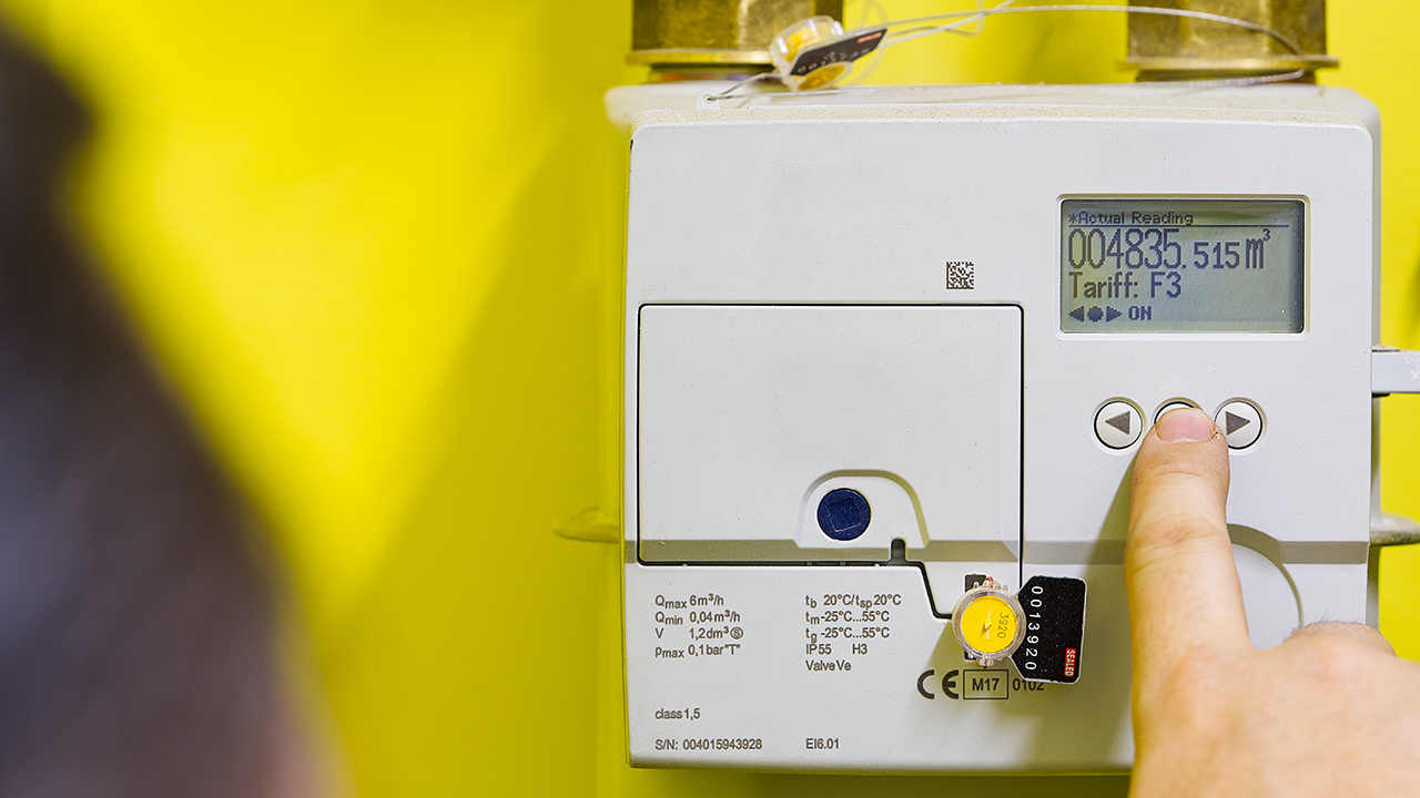 Contador de gas con telegestión